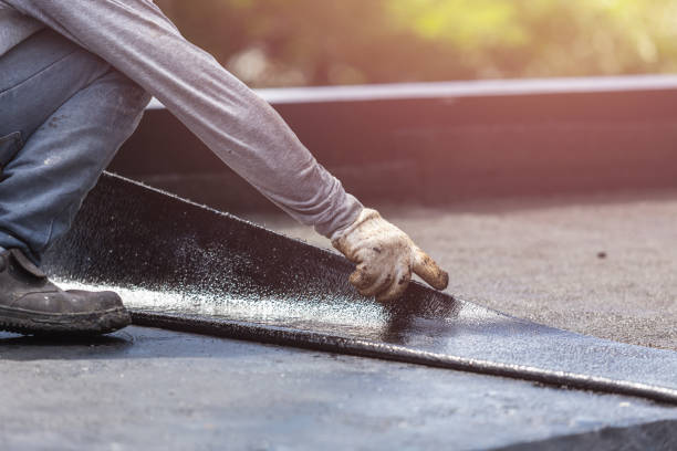 Professional Basement Waterproofing technician working in Albertville, MN